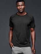 Gap Men Urban Active Colorblock T Shirt - True Black