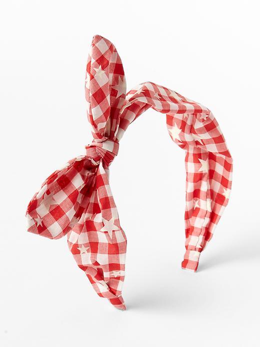 Gap Starry Scarf Headband - Red