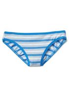 Gap Women Stretch Cotton Low Rise Bikini - Breezy Strp Academy Blue