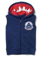 Gap Shark Sleeveless Zip Hoodie - Deep Cobalt