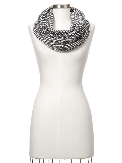 Gap Textural Cowl Infinity Scarf - Heather Gray