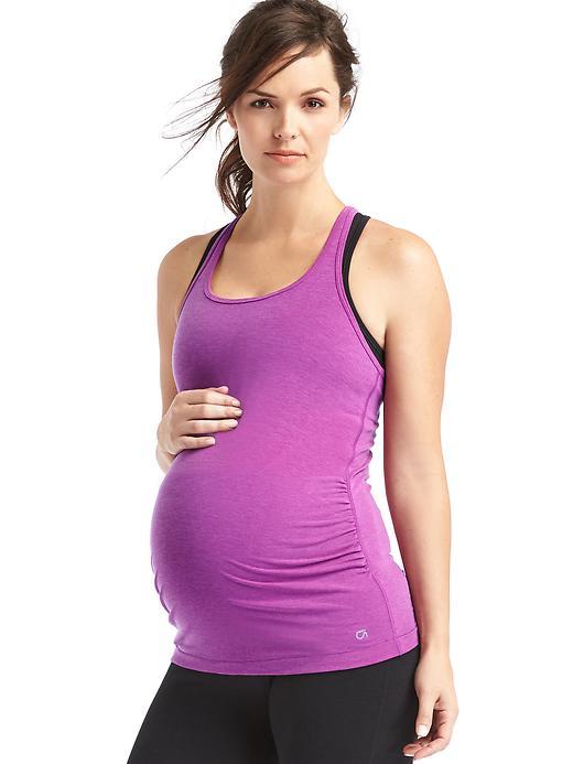 Gap Women Gapfit Breathe Racerback Tank - Wild Violet