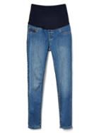 Gap Women Gapmaternity Full Panel Easy Legging Ankle Jeans - Medium Indigo