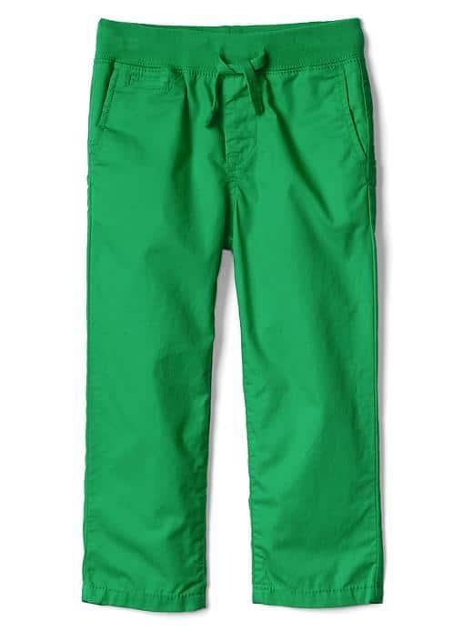 Gap Pull On Twill Chinos - Parrot Green 385