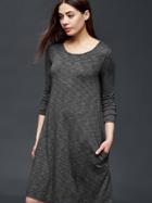 Gap Women Three Quarter Sleeve Dress - Darkest Navy
