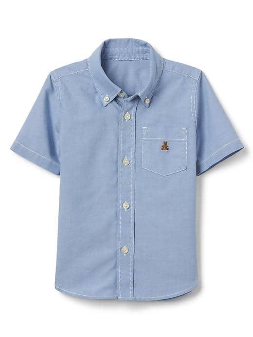 Gap Women Classic Oxford Shirt - Blue Opal