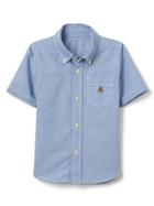Gap Women Classic Oxford Shirt - Blue Opal