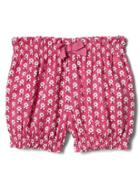 Gap Print Bubble Shorts - Pink Azalea