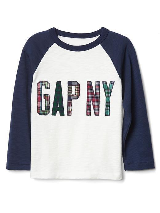 Gap Logo Baseball Tee - New Off White