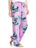 Gap Women Print Tassle Lounge Pants - Sunny Tulips Lilac
