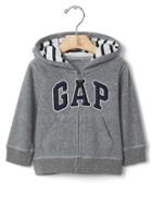 Gap Pro Fleece Logo Hoodie - Grey Heather