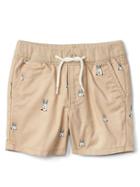 Gap Twill Pull On Shorts - Sand Khaki