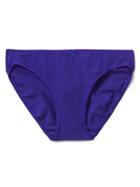 Gap Women Stretch Cotton Low Rise Bikini - Purple Paradise