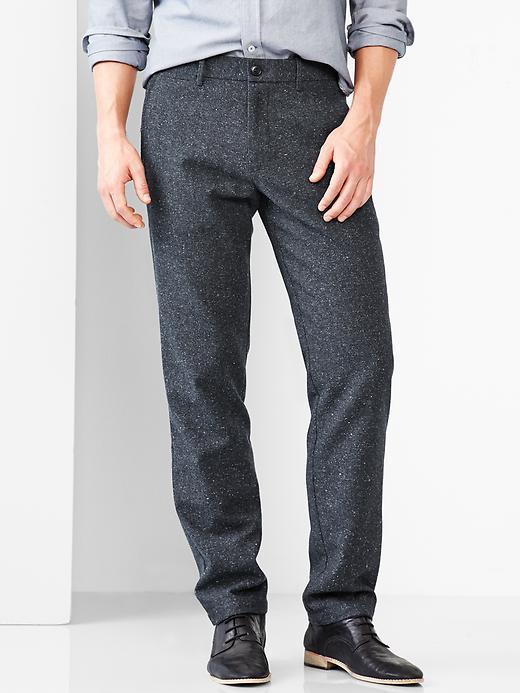 Gap Men Textured Pant Slim Fit - Navy