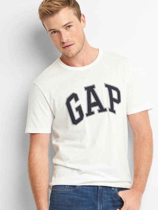 Gap Women Logo Crewneck Tee - New Off White