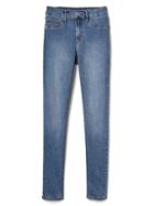 Gap Women Mid Rise Denim Easy Ankle Leggings - Medium Indigo