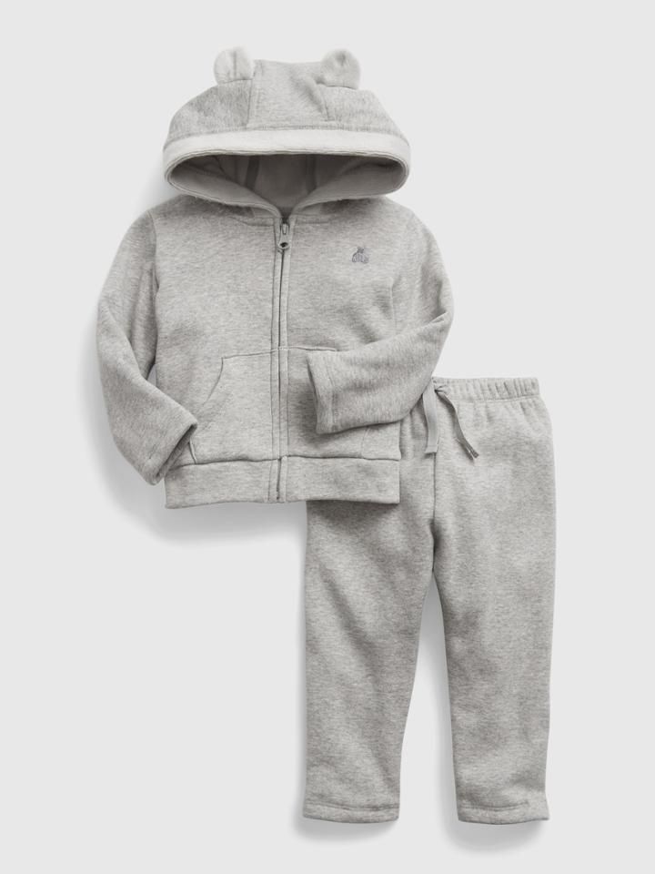 Baby Cozy Hoodie Outfit Set