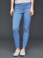 Gap Women Bi Stretch Skinny Ankle Pants - Blue Mosaic