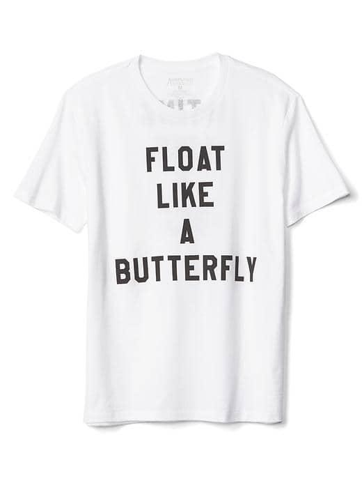 Gap Men Graphic Short Sleeve Tee - Float Like A Butterfly