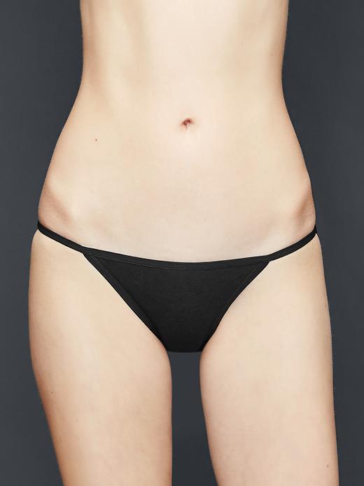 Gap Women String Bikini - True Black