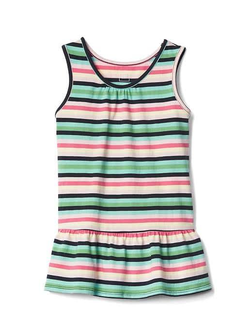 Gap Print Peplum Tank - Multi Stripe
