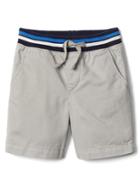Gap Pull On Chino Shorts - Silver