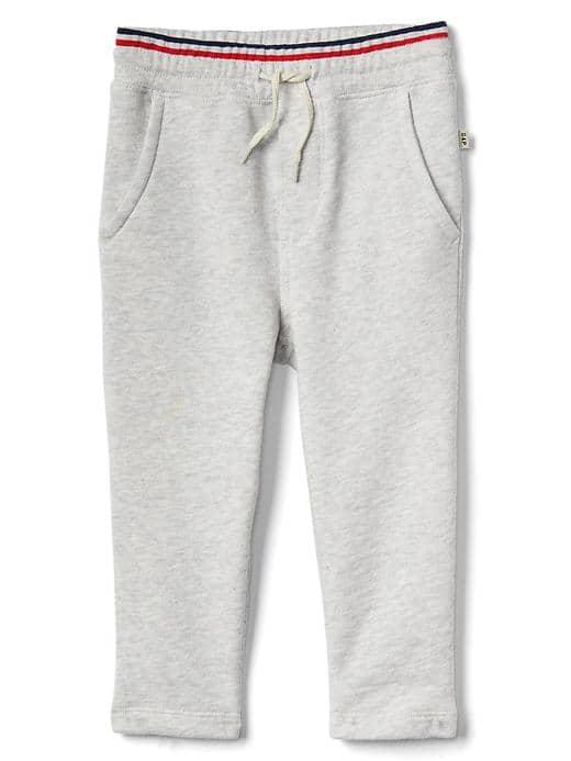 Gap Slub Terry Pants - Heather Gray