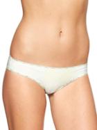 Gap Lace Trim Teeny Bikini - Light Yellow Floral