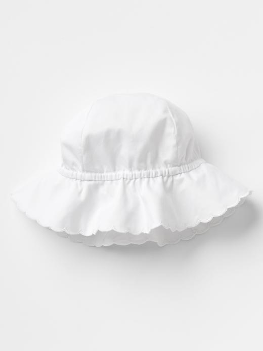 Gap Scallop Floppy Hat - Optic White
