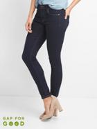 Gap Mid Rise True Skinny Jeans - Rinse