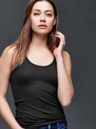 Gap Ribbed Tank - True Black