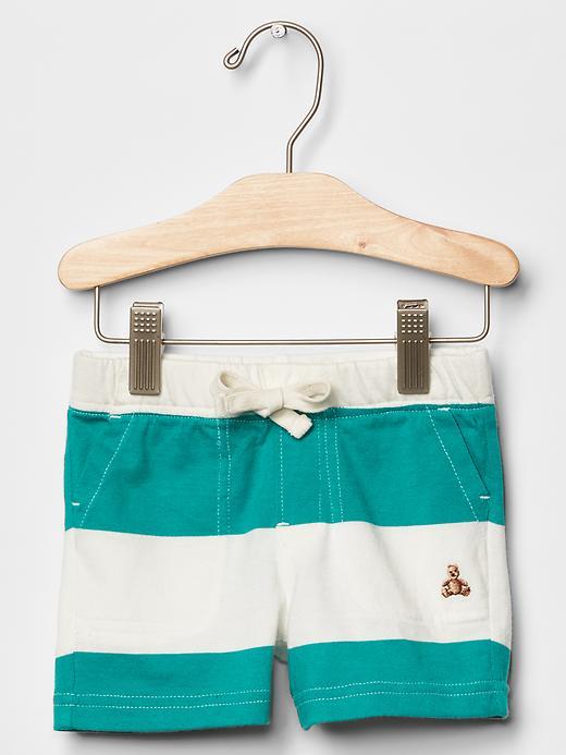 Gap Stripe Shorts - Green Malachite