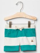 Gap Stripe Shorts - Green Malachite