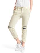 Gap Women Destructed Patchwork Girlfriend Chinos - Daytona