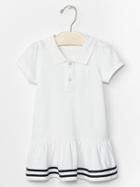 Gap Drop Waist Polo Dress - White