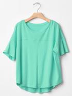 Gap Hi Lo Dolman Tee - Bright Lake