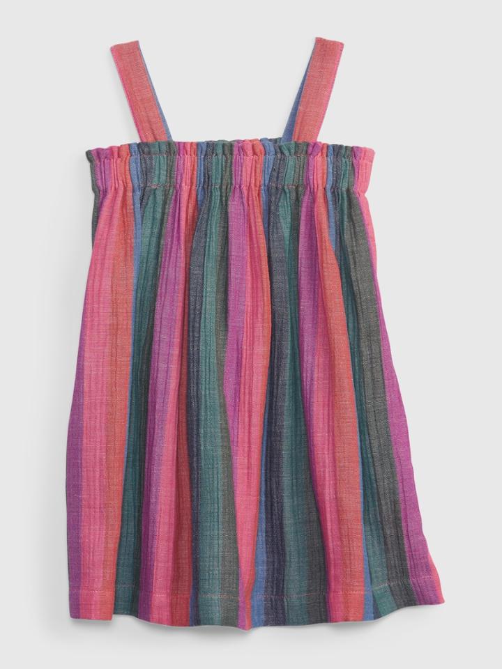 Toddler Crinkle Gauze Tank Dress