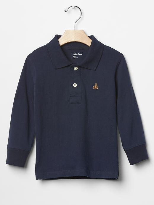 Gap Solid Jersey Polo - True Indigo