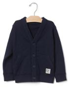 Gap V Neck Button Cardigan - True Indigo