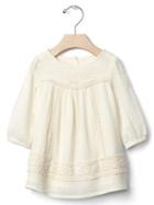 Gap Crochet Lace Dress - Ivory Frost