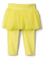 Gap Women Tulle Skirt Legging Duo - Fresh Yellow