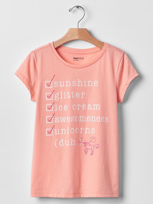 Gap Graphic Short Sleeve Tee - Creamy Coral
