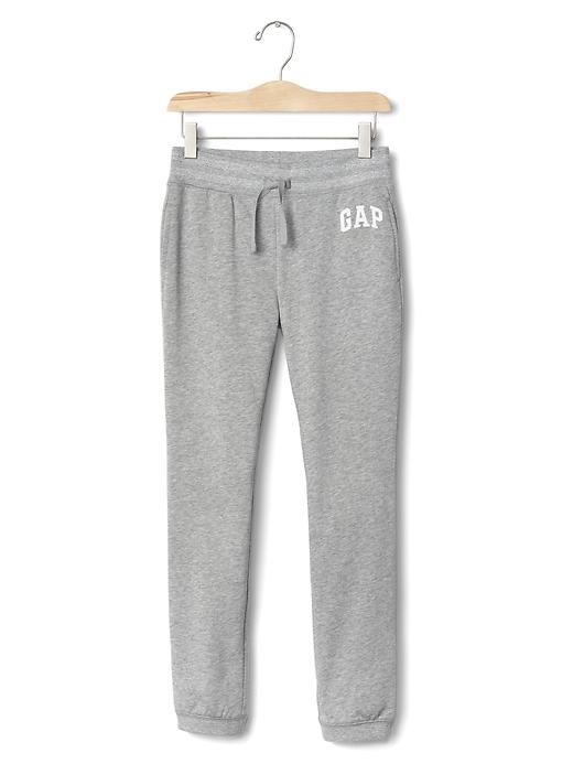 Gap Shimmer Waist Logo Sweats - Grey Heather