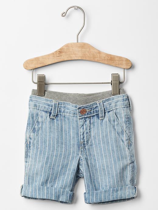 Gap Stripe Pull On Shorts - Striped