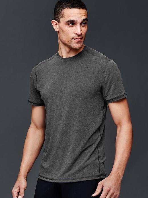Gap Men Gapfit Breathe Crewneck T Shirt - True Black