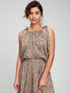 Printed Tie-shoulder Cami