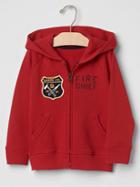 Gap Fire Chief Zip Hoodie - Modern Red