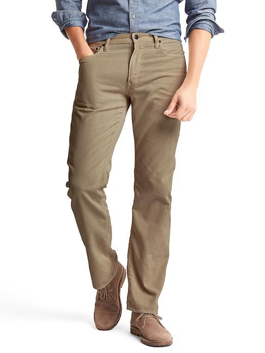 Gap Men 1969 Straight Fit Cords - Khaki