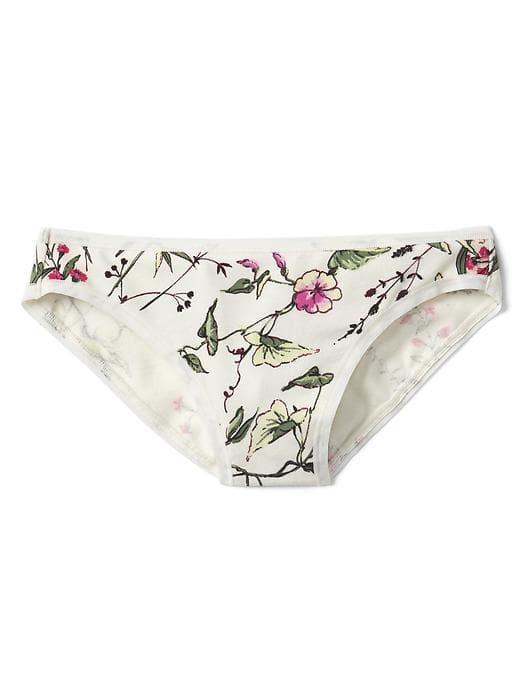 Gap Women Stretch Cotton Low Rise Bikini - Lovely Blooms