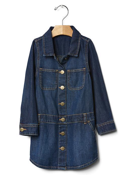 Gap 1969 Denim Utility Shirtdress - Denim